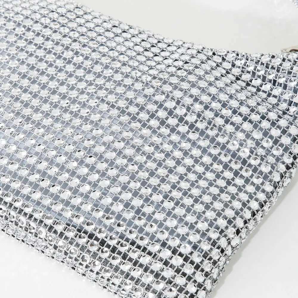 Womens bag 2024 New Rhines Handbags for Women Bags Diamds Shoulder Bag Purse Ladies Female Crossbody Bag shining bagXJ241225