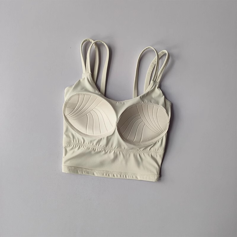 Women's Sports Bras Fiess Top, Sexy Gerie, Push Up Fixed Pad, Yoga Bra, Back Knotted Underwear, Running Vest, Gym Tops