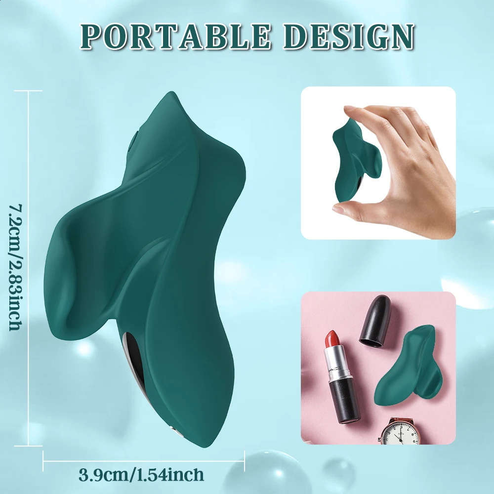 Mini Clitoris Stimulator for Women Finger Vibrator Female Masturbation Nipple Clit Adult Goods Sex Toy 241226