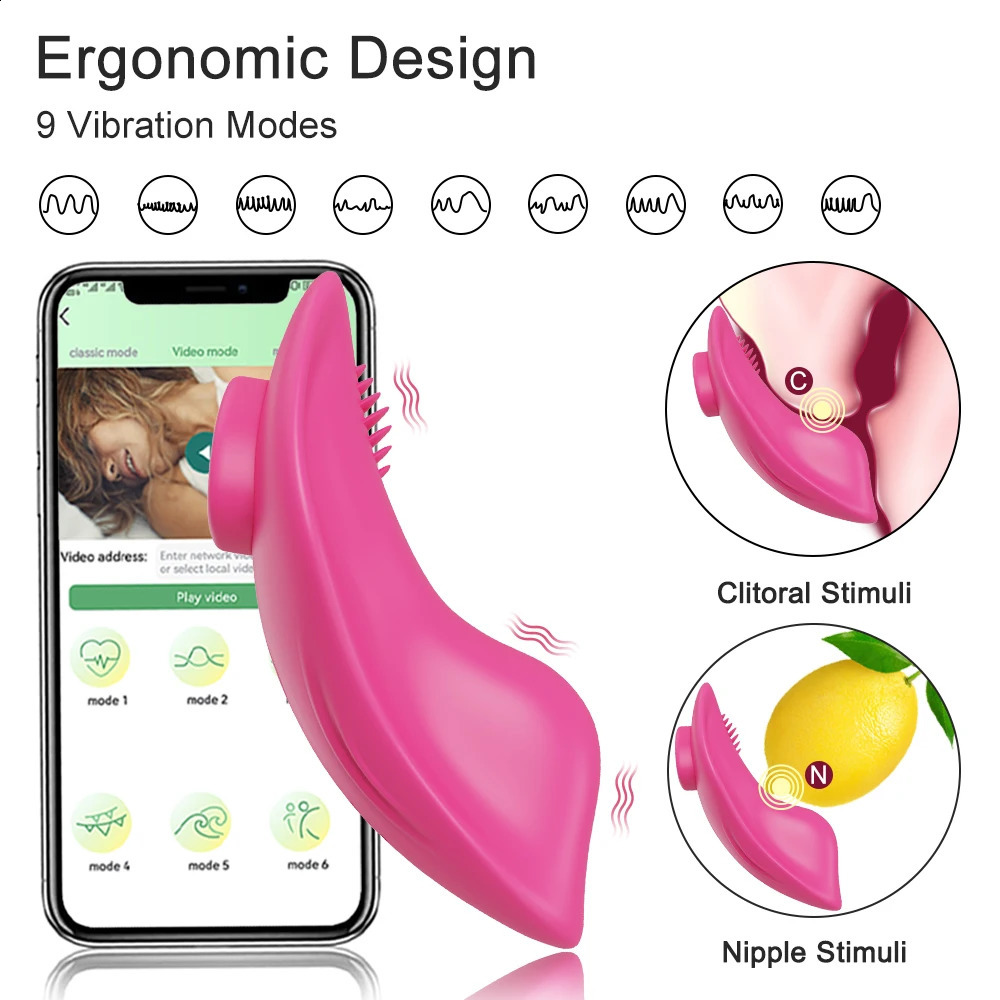 Bluetooth APP Vibrator Female Wireless Remote Control Wearable Vibrating Egg Clitoris Sex Toys for Women Couples 241226