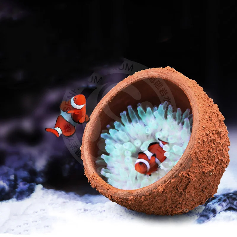 Magnetic Anemone Nest Prevent Running Away Clay and Live Rock Made for Aquarium Reef Tank Aquarium Plants 241225