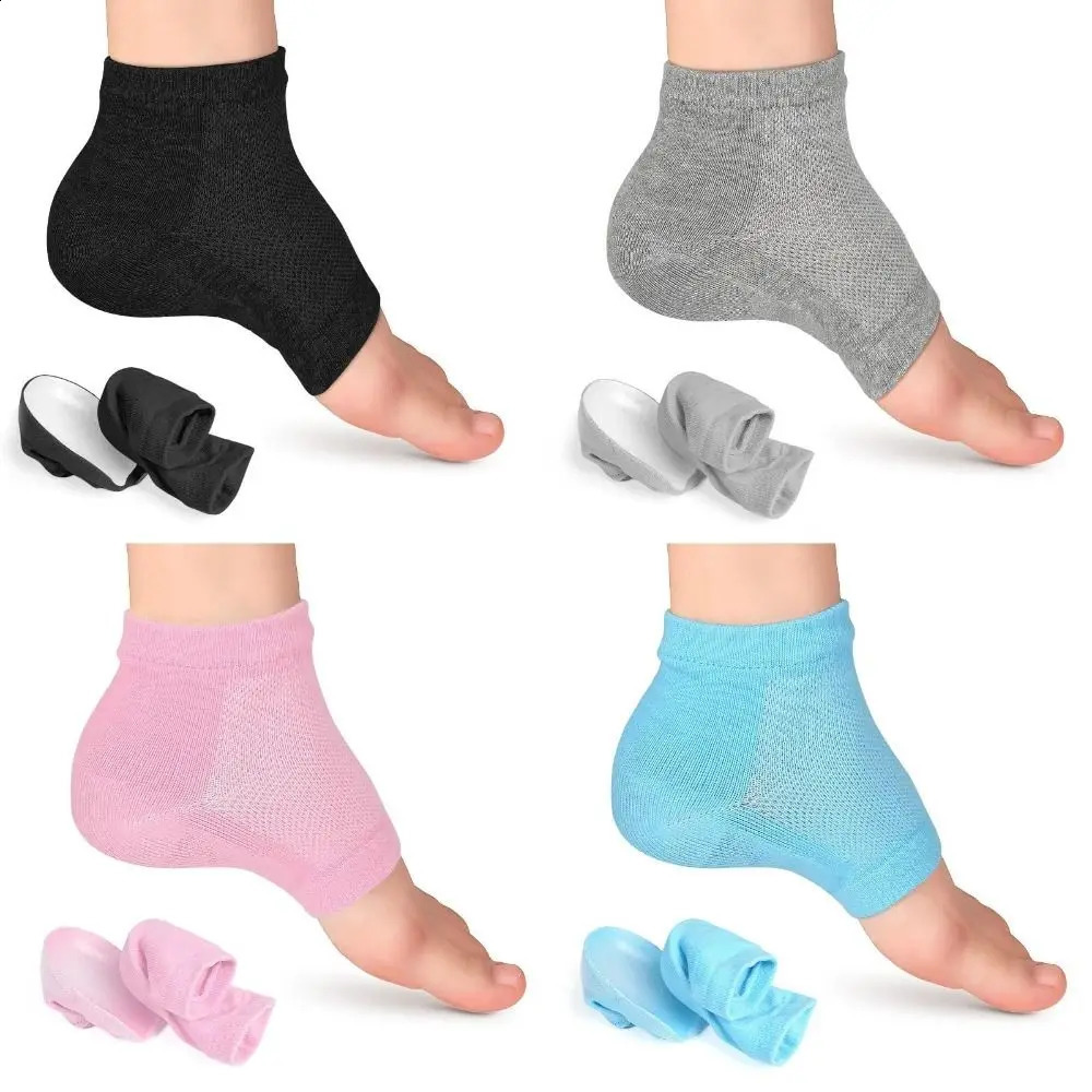 Invisible Rizzsoles Height Max Socks Sports Thickened SEBS Heel Pads Anti-slip 2.5/3.5cm Half Height Increase Insoles Women Men 241226