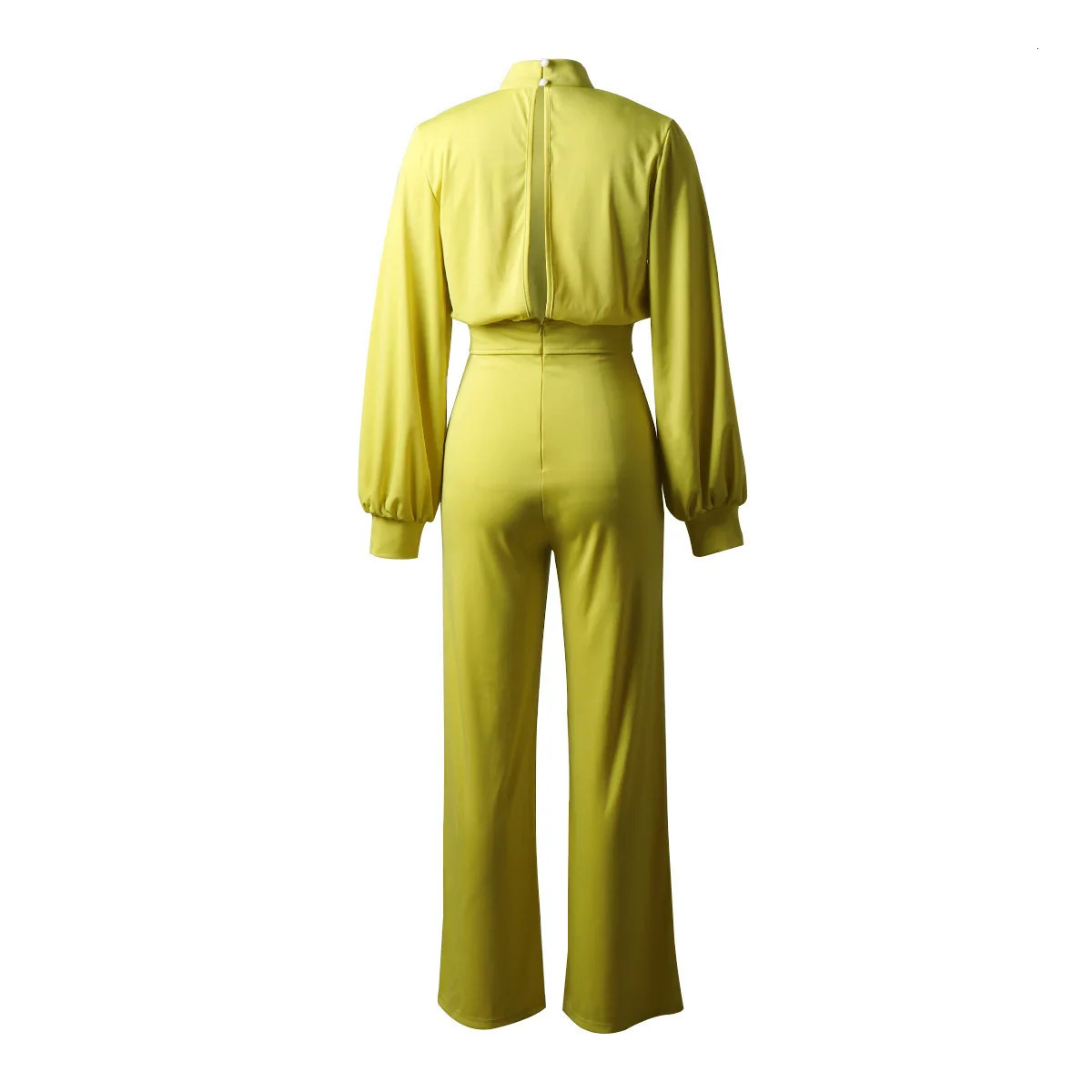 Autumn Long Sleeve Wide Leg Jumpsuit For Women Elegant Romper Vintage Streetwear Jumpsuits Office Women Jump Suit Woman 241225