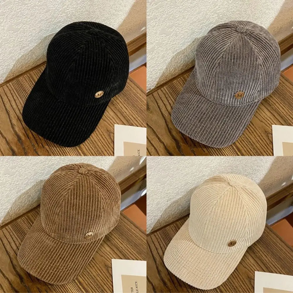 Fashionable Versatile Duckbill Caps Velvet Sun Shading Corduroy Hats Sun Protection Baseball Caps Girls 241226