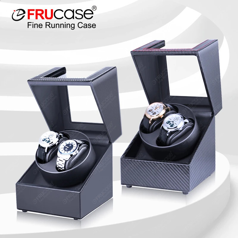 2 Rotation Modes FRUCASE PU Watch Winder for Automatic Watches Watch Box Can be Serialized 241226