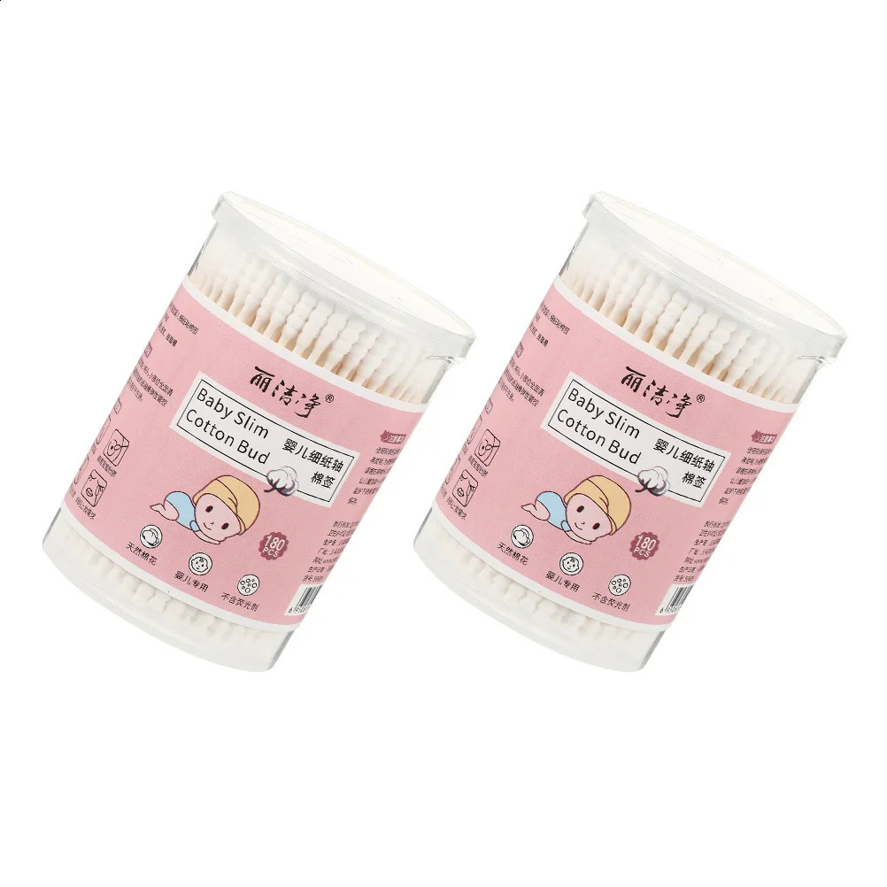 4 Boxes Cotton Swab Baby Swabs Care Buds Cleaning Tool for Double-ended Ear Multi-purpose Sticks 241226