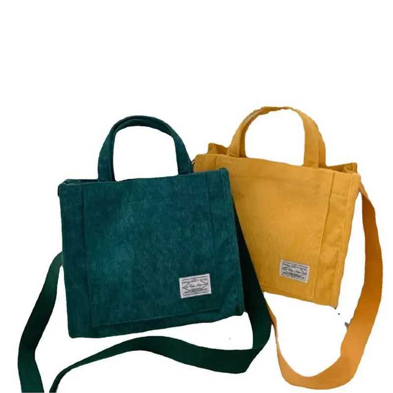Womens Bag Corduroy New Small Square Bag Trendy Handbag Single Shoulder Diagal BagXJ241225