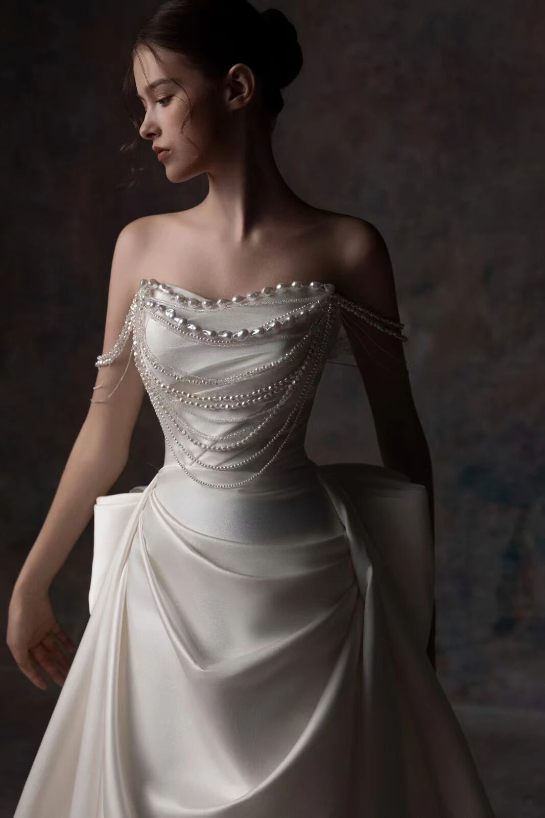 Romantic Ball Gown Wedding Dresses 2024 Sweetheart with Lace Appliques Beaded Bridal Dress Detachable Sleeve Tulle vestidos de novia 06