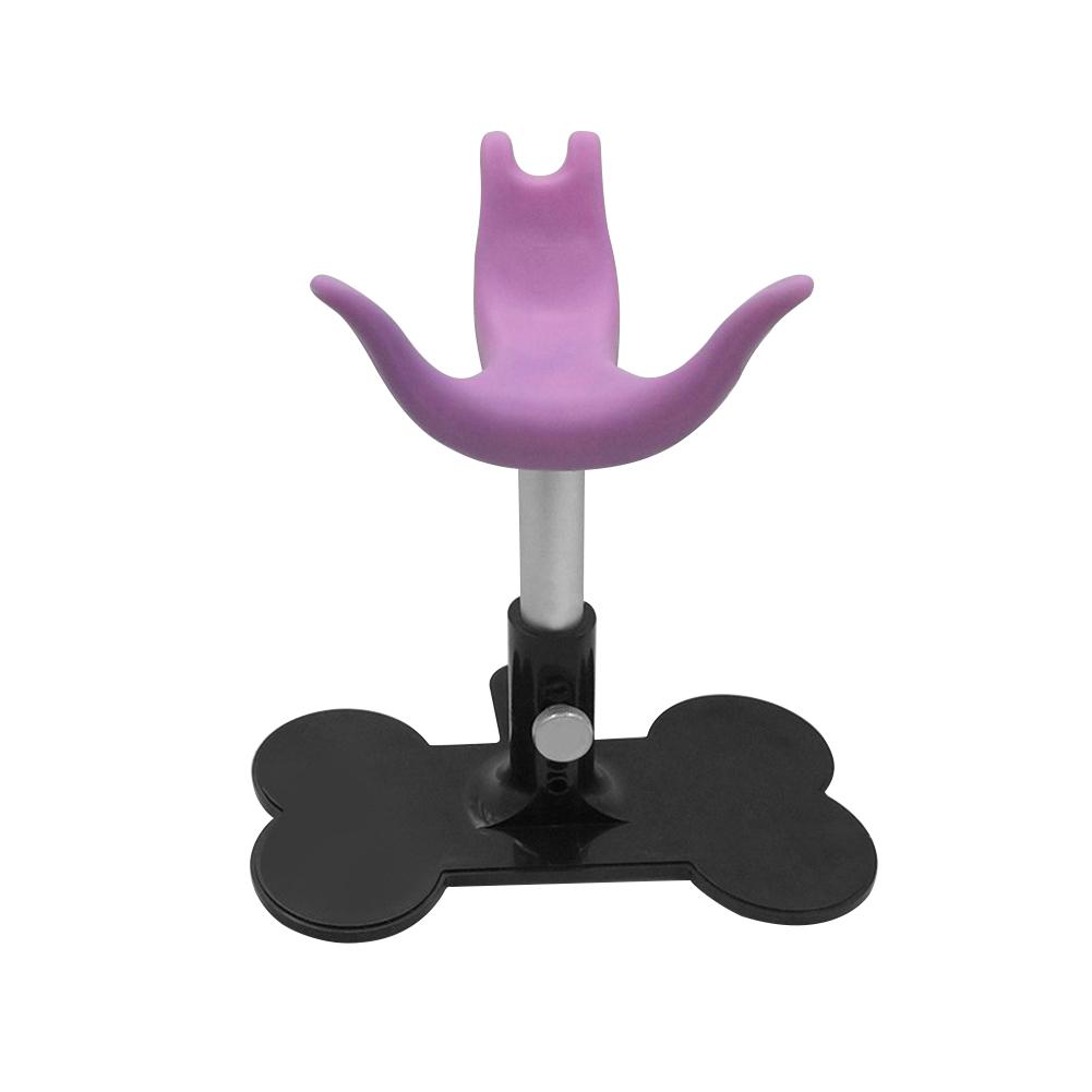 Dog Grooming Stool Auxiliary Standing Support ABS + Silicone Soft Safe And Harmless Adjustable Height Suitable For Small Do S1Z2