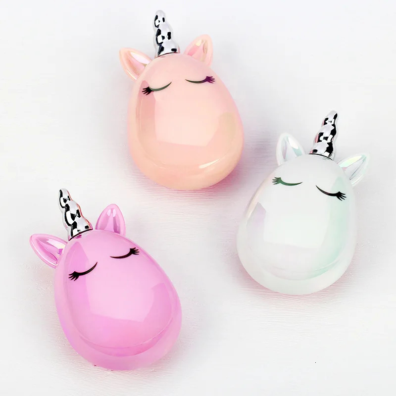 Mini Detangling Hair Brush Egg Round Shape Tangle Hair Brushes Soft Hairbrush Hair Styling Hairdressing Combs Travel Accessories 241225