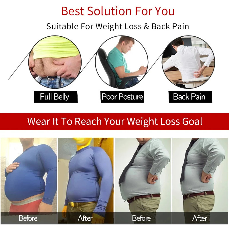 Men Slimming Body Shaper Compression Shirt Gynecomastia Slim Shapewear Belly Shapers Tummy Reducing Tops Waist Trainer Shapewear 241225