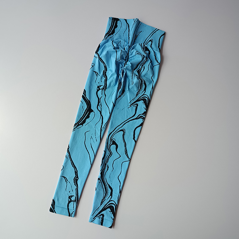Printed Waist Leggings Seamless High Elastic Quick-Dry Running Legging Sports Hip Lifting Fiess Yoga Pants