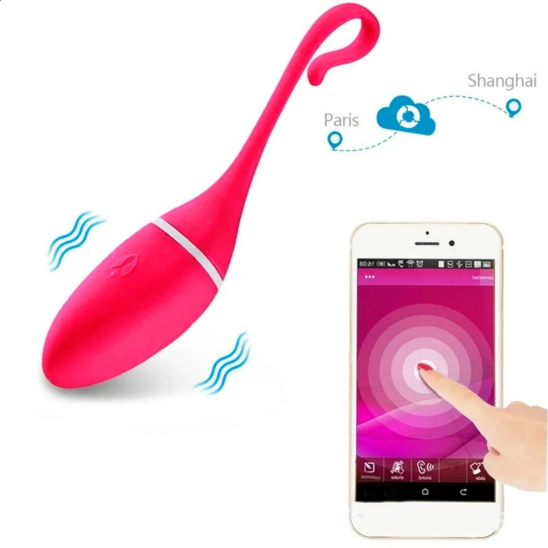 Smart Mobile Phone App Control Magic Vibe Vibrator Kegel Ball Vagina Tighten Training Jump Eggs Strong Vibration Anal Plugs Toys 241226