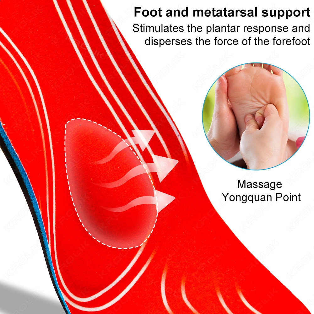 Premium Plantar Fasciitis Relieve Heel Pain Arch Support Shoes Insert Severe Flat Foot Ortic Insole For Women Men Sneaker Pad 241226