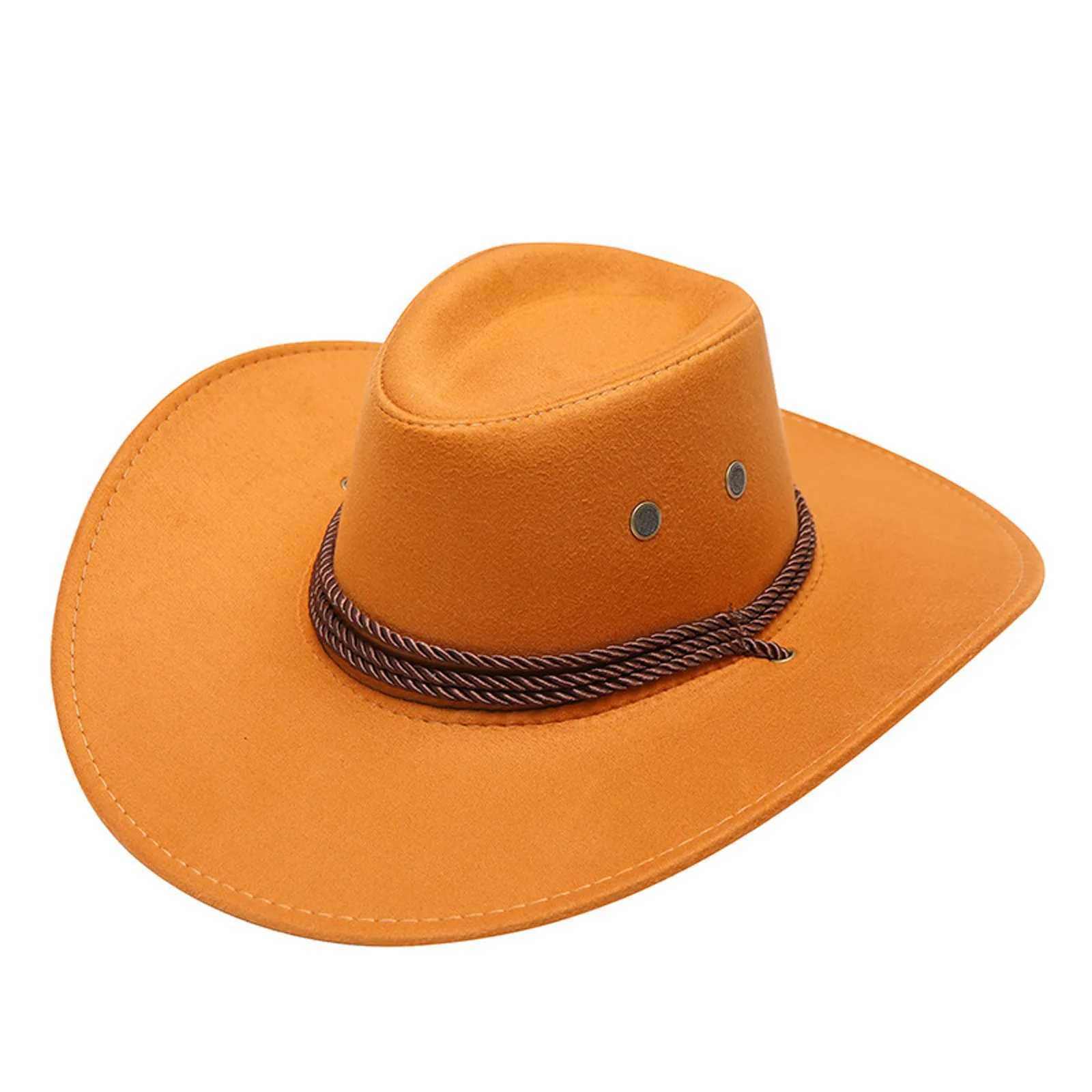 Western cowboy costume suede leather edge vest bandana felt hat Halloween wild Western cowboy girl cosplay party Dr. Up W241225