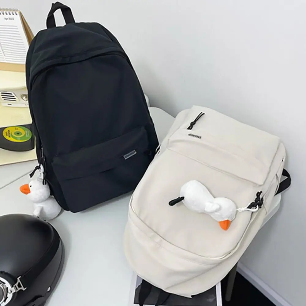 Creative Waterproof Teenage Nylon Book Bag Large Capacity Backpack Fashion Students School Bag Boys Girls Travel Backbag 241226