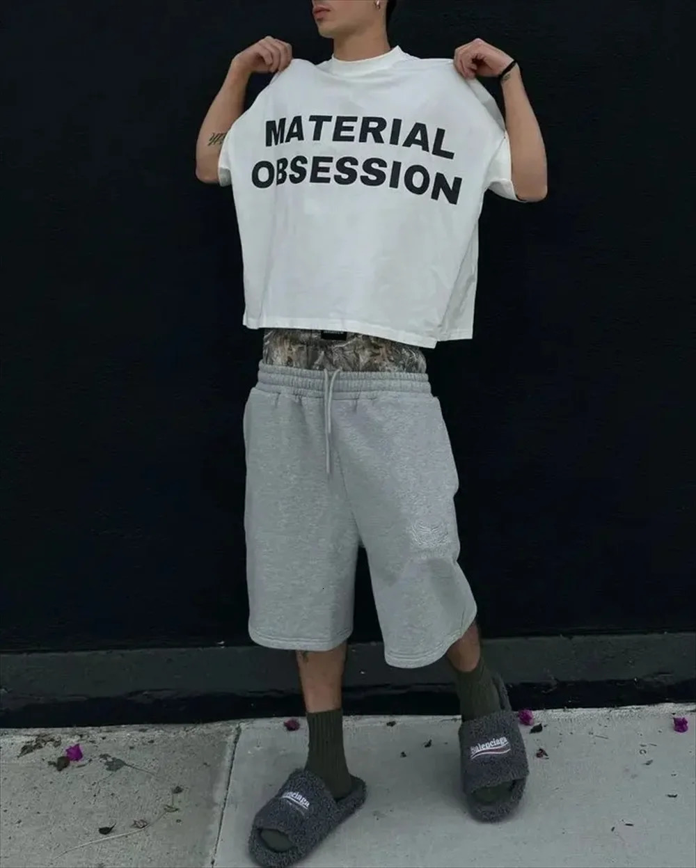 Streetwear Y2K Camouflage Double Waist Shorts Men Women Harajuku Embroidered Leisure Sport Short Hip Hop High Waist Cotton Pants 241225