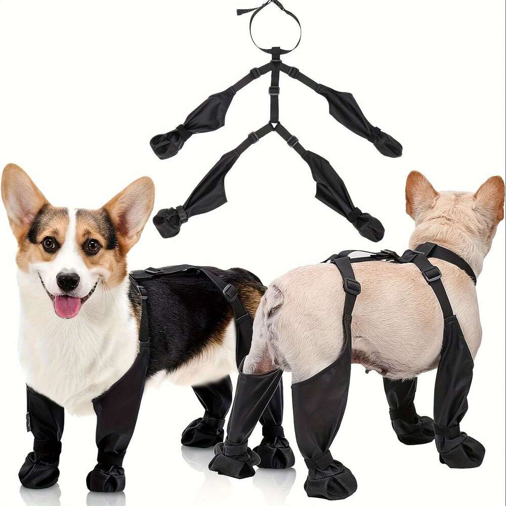 Waterproof Paw Boot Leggings Anti Slip Outdoor Walking Dog Shoes For Rainy