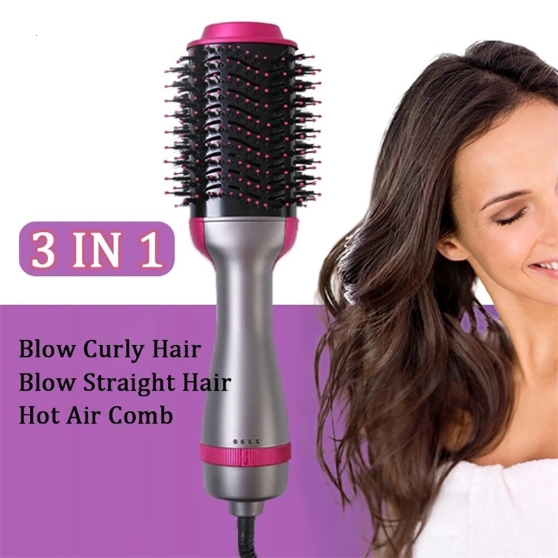 3 In 1 Comb Styling Comb for Straight Curly Electric Brush Women Heating Comb Hair Straightening Brush 241225