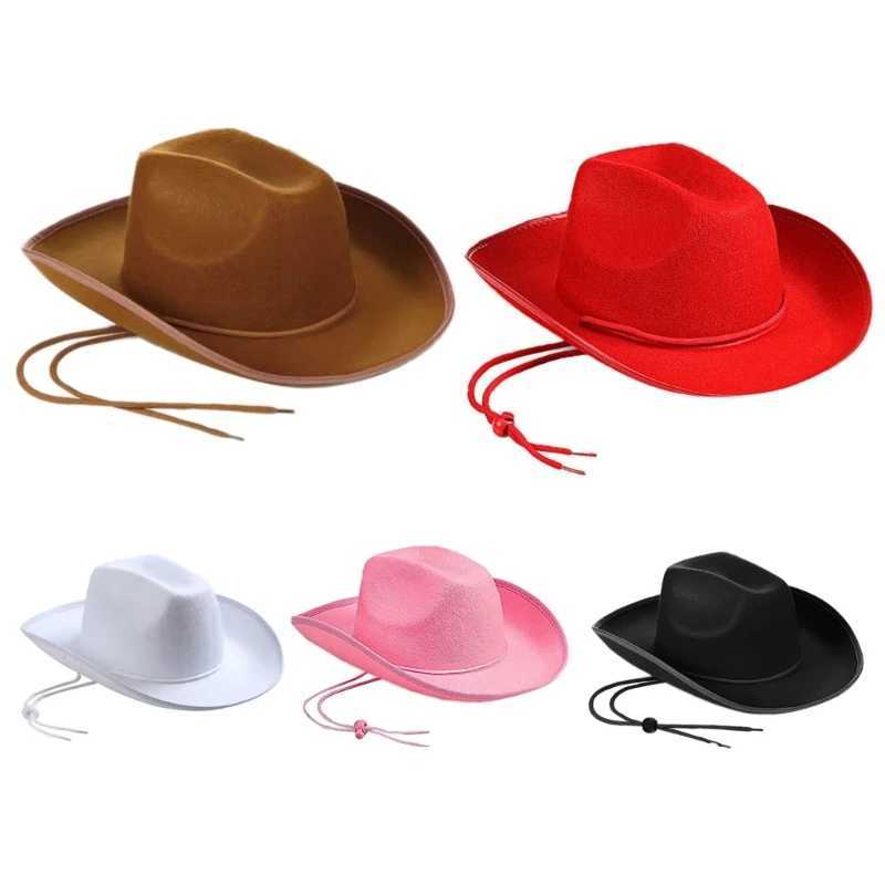 Mens Cowboy Hat Outdoor Womens Cowboy Hat Western Cowboy Hat Model Show Hat W241225