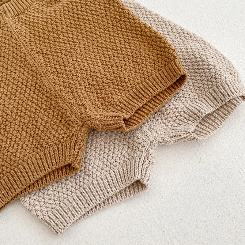 Infant Striped Knitwear Clothing Suit Toddler Child Fashion Baby Girl Boy Knitted Clothes Set VestShorts 2PCS Short Sleeve 241225