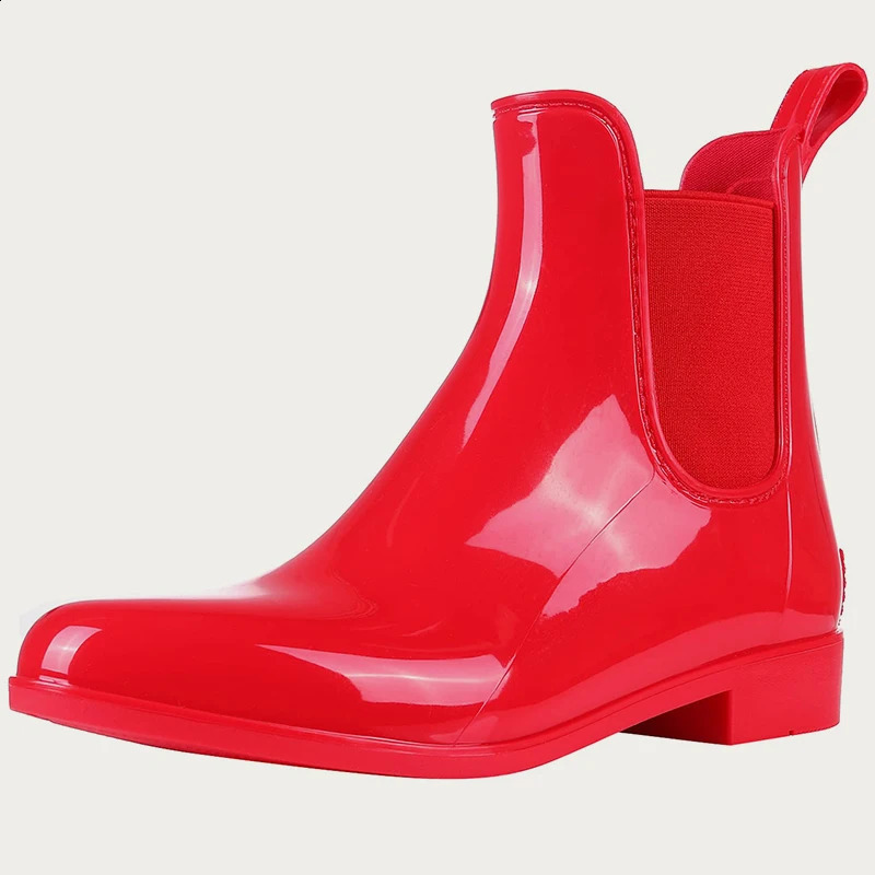 Bebealy Summer Women Waterproof Boots Fashion Women Rain Boot Outdoor Ankle Non-slip Garden Rain Boots For Women Home Rain Boot 241226