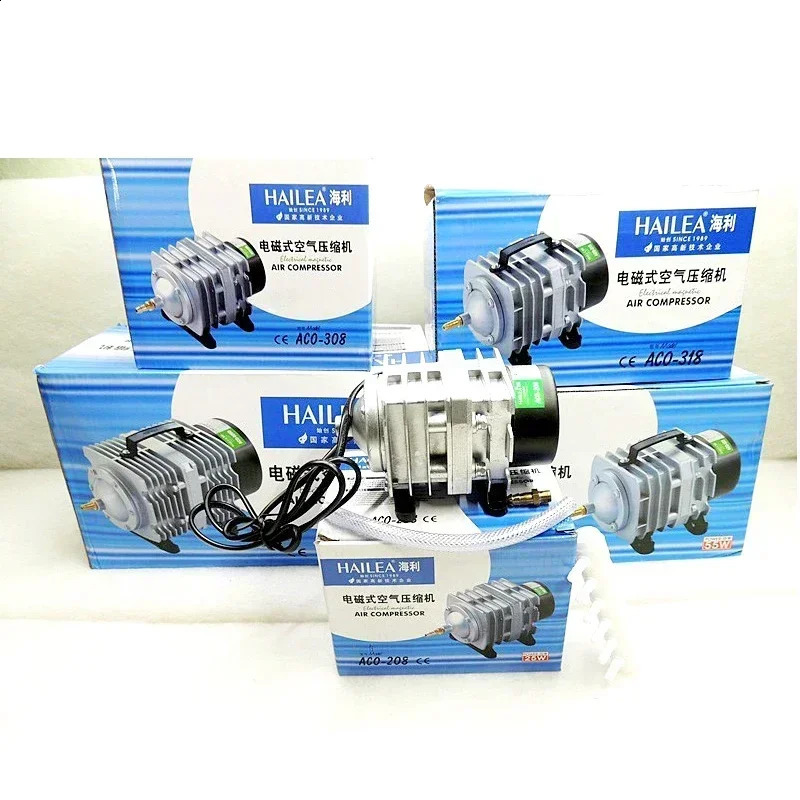 Hailea Air Pump Aquarium Accessories Electromagnetic Compressor Accessories for Fish Aquariums Oxygen Pump for Fish Tank Aquatic 241225