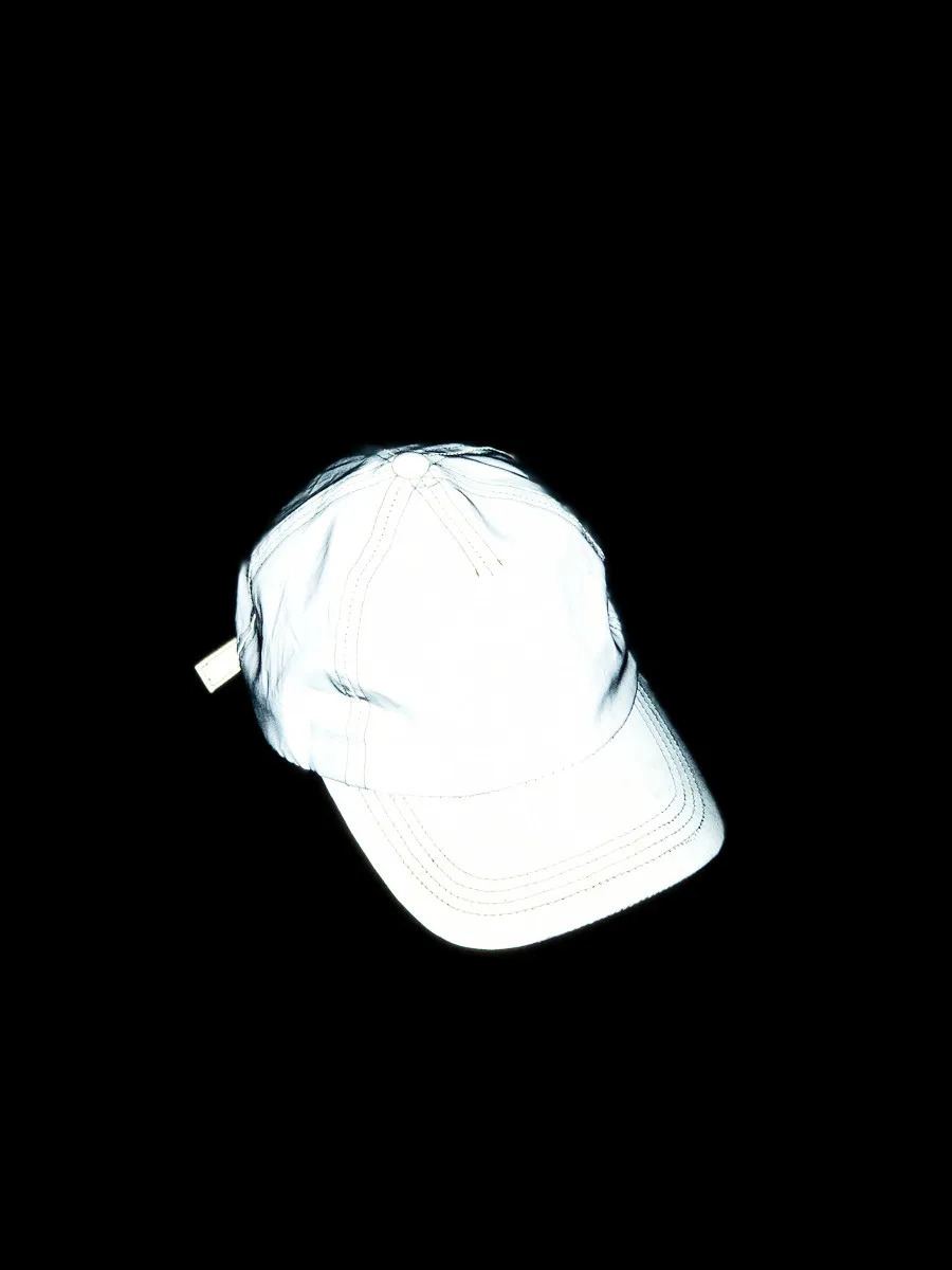 Men night reflective baseball cap street hip hop sport hat unisex adjustable nightclub stage performance 241225