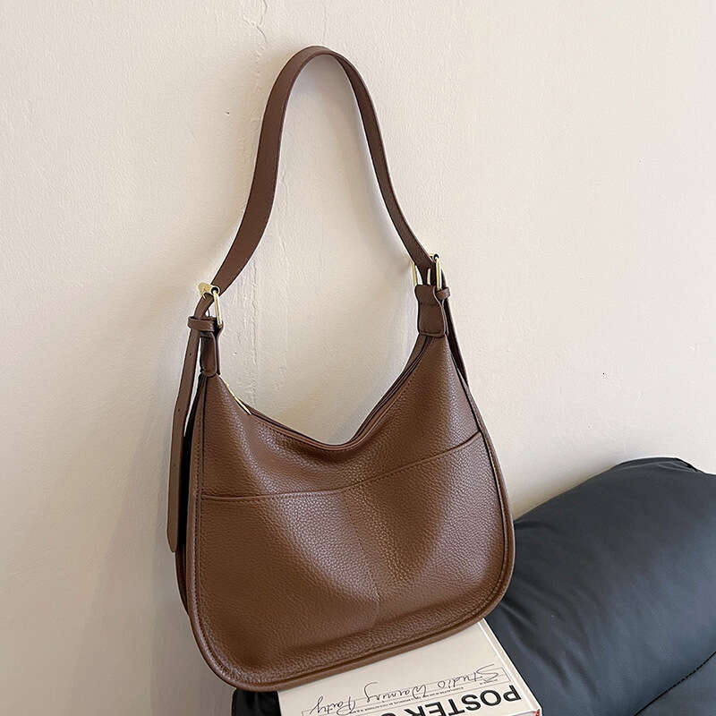 ote Bags for Women PU Leather Tote Purses Handbags Solid Color Soft Surface Large Capacity For Women Fashionable And Stylish Commuting Diagonal Should - view 8