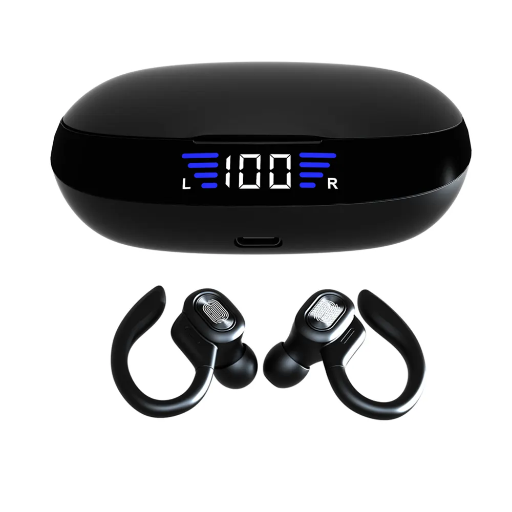 Hot Selling Wireless bluetooth TWS Headphones Audio Touch Noise Cancelling Sports Waterproof Earbuds