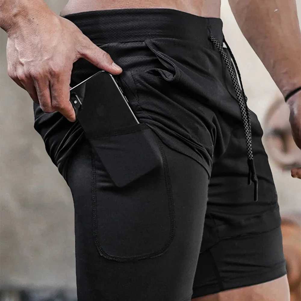 Custom Compression Shorts Men Gym Athletic Pants Your Fitness Sportswear Personalized Double Layer Quick Dry Sports ShortsXJ241226