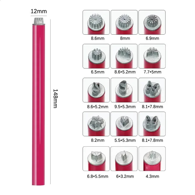 4/6/10pcs Nail Art Flowers Butterfly Stamp Pen Set for Nail Assorted Patterns DIY Art Stamping Tool for Women Beauty Accessories 241226