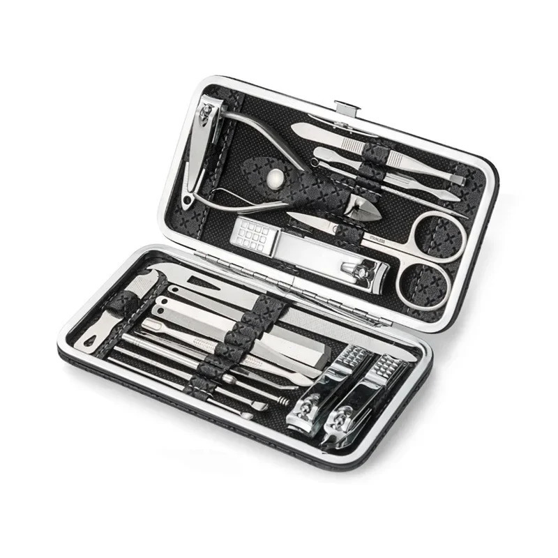 19/1PCS Professional Pedicure Nail Scissors Tool Nail Clipper Set Stainless Steel Manicure Cutter Trimmer Ear Spoon Nail Clipper 241225