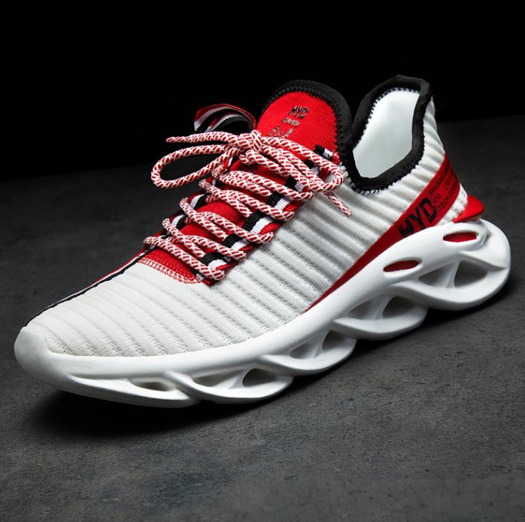 Men Fashion Sports Chunky Shoes Outdoor Wear Thick Sole Plus Size Black White Yellow Free shipping