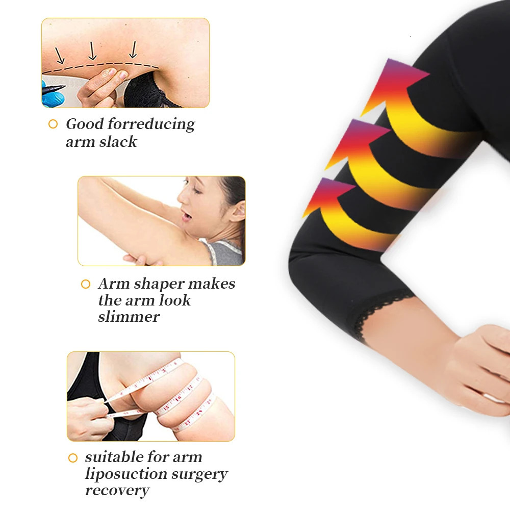 Women Shaping Tops Slimm Arm Liposuction Surgery Grade Garment Shapewear Gather Breast Tighten Back Long Sleeve Shaper 241225
