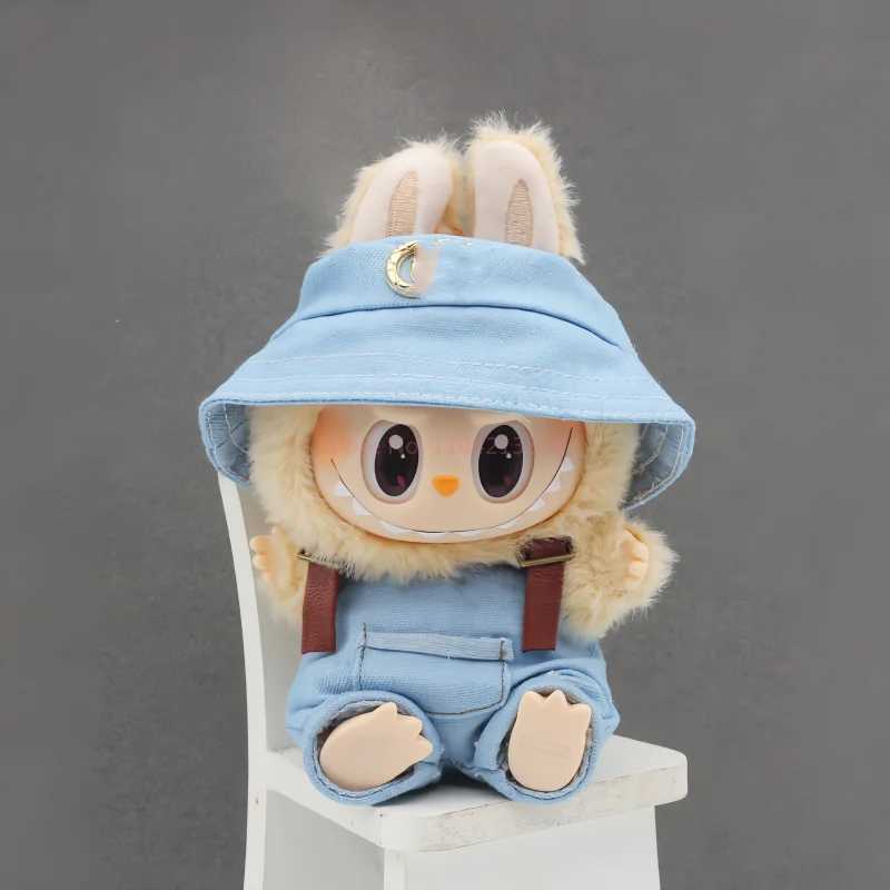Doll Apparel New Only Clothes V1 V2 Generation Doll Printed Casual Hoodies Trendy Brand Open Knitted Woolen Sweater Fishermans Hat Overalls Ornament Y