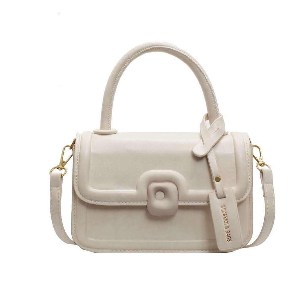 This year's popular hand-held for women 2024 new high-end single shoulder crossbody trendy texture small square bag