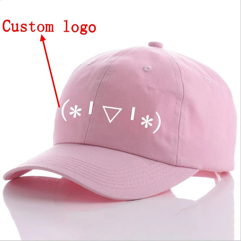 WZCX MOQ10pcs Fashion Embroidery Custom Letter Baseball Cap Solid Color Unisex Adjustable Adult Cap Hip Hop Cap 241226