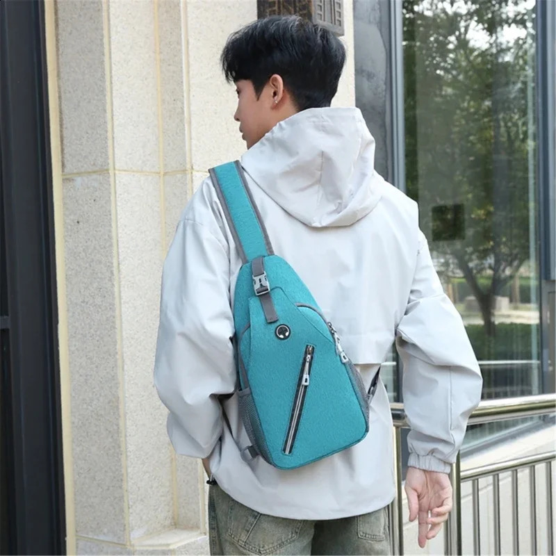 Fashion Shoulder Bag Waterproof Cross Body Bag Mens Multi functional Luggage Travel Sports Backpack Handbag 241223