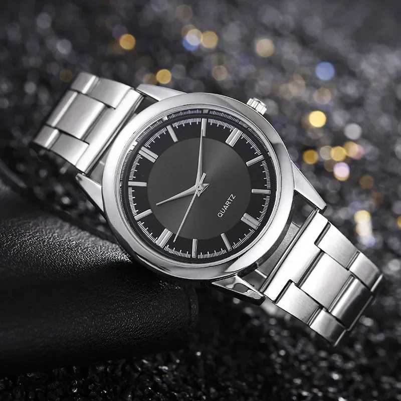 New Arrival Simple retro mens watch commercial quartz stainless steel circular dial casual mens watch modern classic watch Z241226
