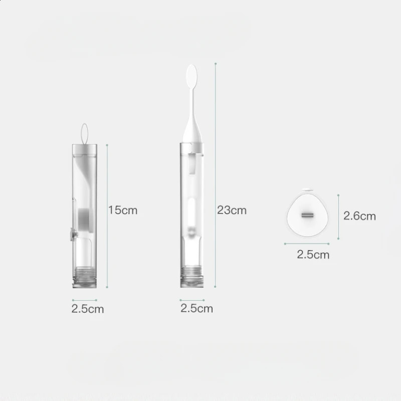 1PC Portable Folding Toothbrush Travel Toothbrush Set Creative Tooth Clean Tools Can Hold Toothpaste 241226
