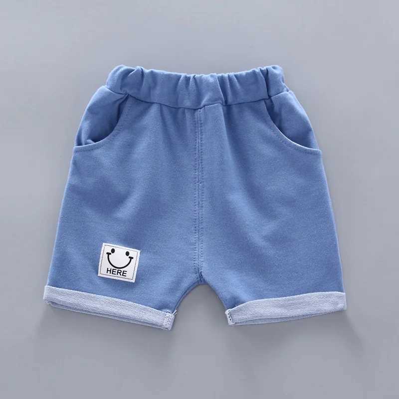 Clothing Sets Newborn Baby Clothes Print Boys Suit Summer Baby Girl 2 Pieces Suit Sleeveless Top+ Denim Short Toddler Boy Set Cotton OutfitsY241225QJH