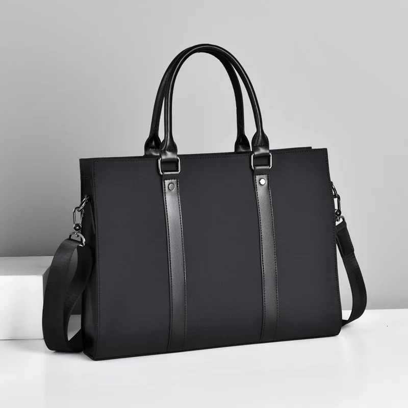 Oxford waterproof briefcase for mens business computer bag 241225