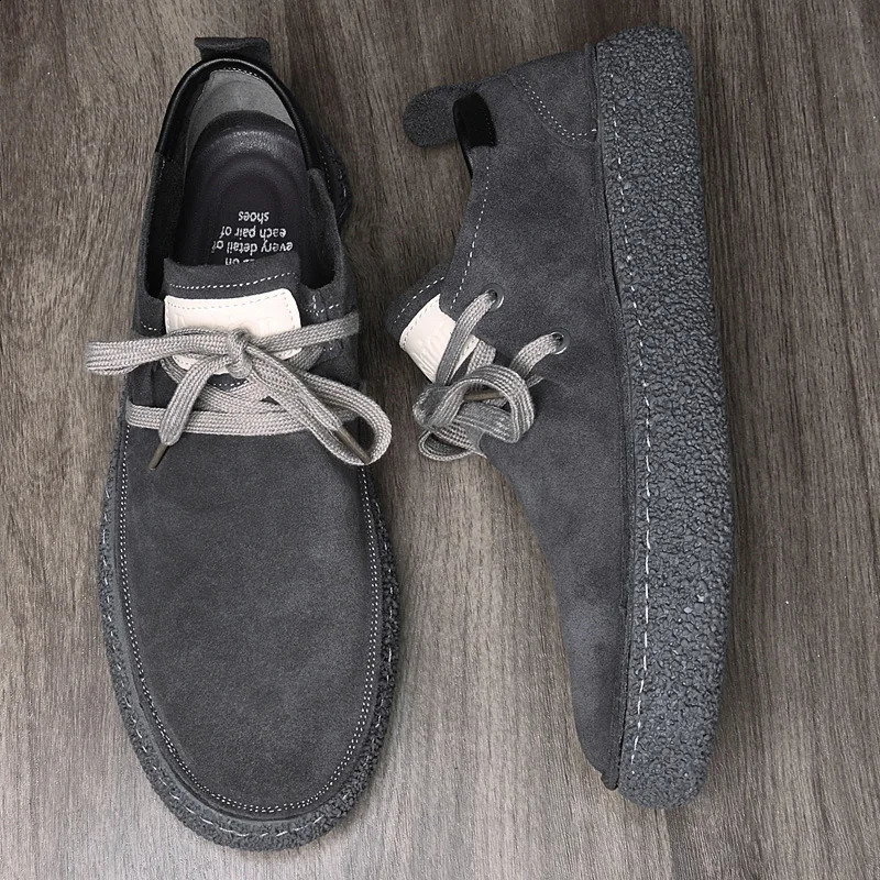 Summer Loose Fitting Leather Shoes Handmade Oxford Shoes Casual Shoes Versatile Men Leather Shoes Classic Man Business Sneakers241226