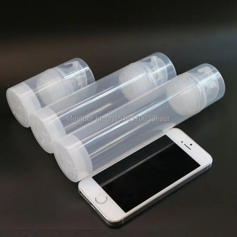 Makeup Tools Transparent Essence Pump Plastic Airless Bottles For Lotion Shampoo Bath Cosmetic Container 10Pcs/Lot 241225
