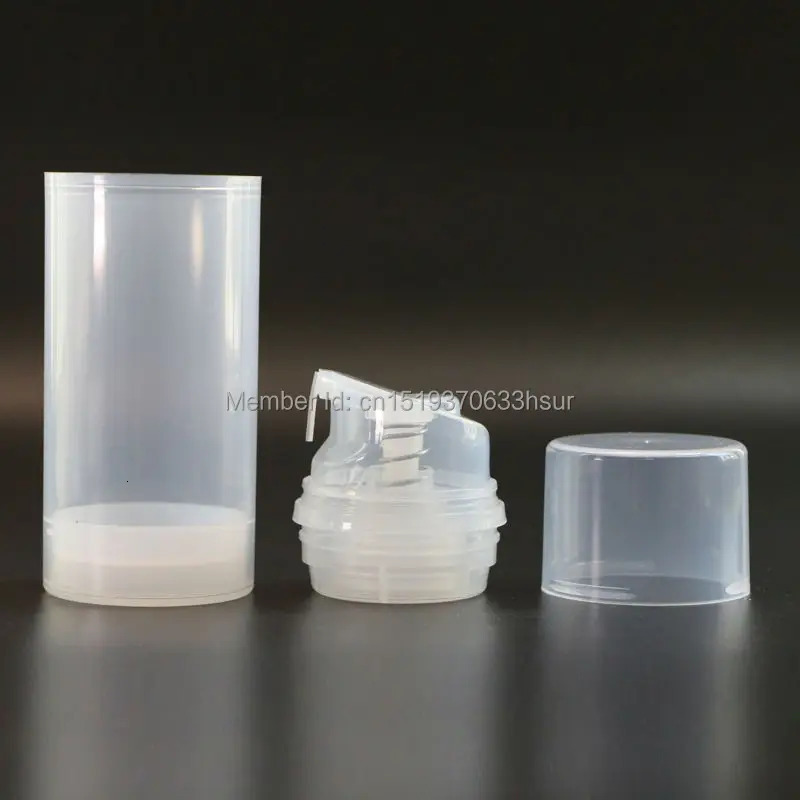 Makeup Tools Transparent Essence Pump Plastic Airless Bottles For Lotion Shampoo Bath Cosmetic Container 10Pcs/Lot 241225