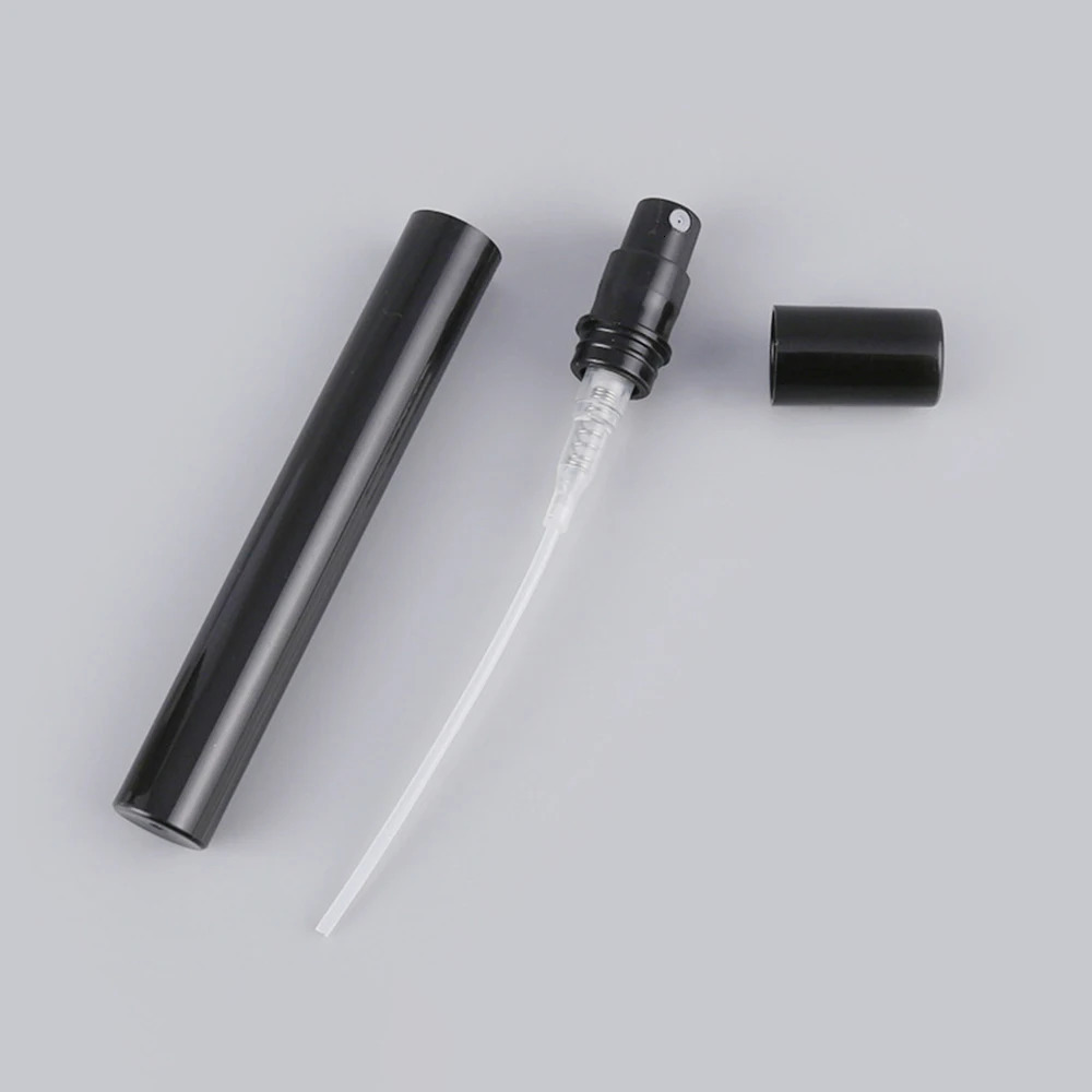 Black Plastic Perfume Pen Wholesale 2 3 4 5ml Atomizers Clasp Mini Plastic Spray Perfume Bottle Refillable Oil Bottles Atomizer 241225
