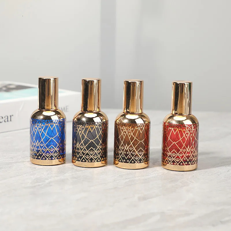 10pcs 30ml Empty Glass Perfume Bottles Screw Cap Travel Portable Container Fragrance Dispenser Bottle Fine Mist Spray Bottle 241225