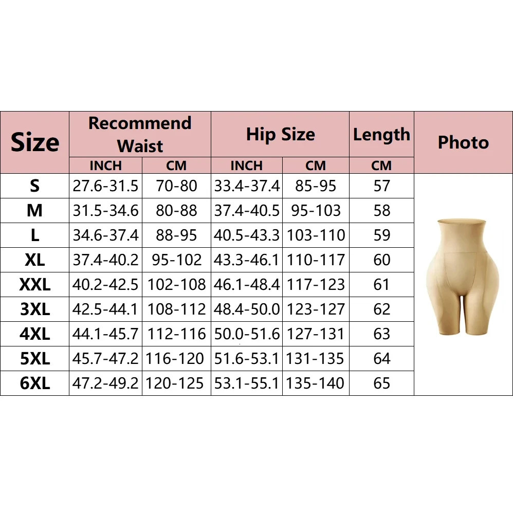 Butt Lifter Shapewear Shorts Women Fake Booty Hip Enhancer Body Shaper Waist Trainer Belly Control Panties Body Shapewear Fajas 241225