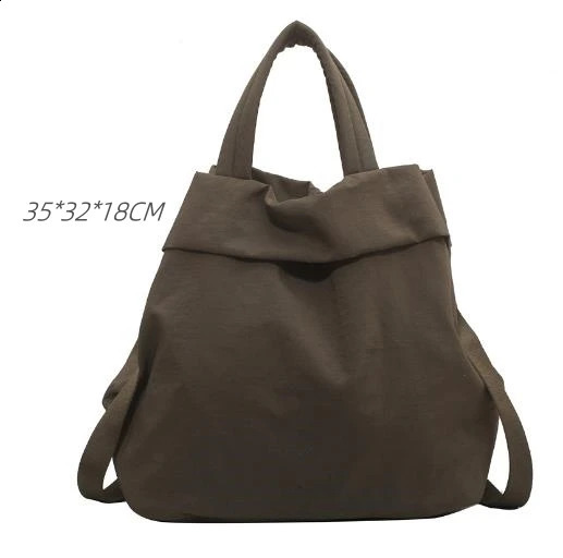 Casual ultra-light nylon cloth portable shoulder crossbody large capacity Womens bag Shoulder bag 241226
